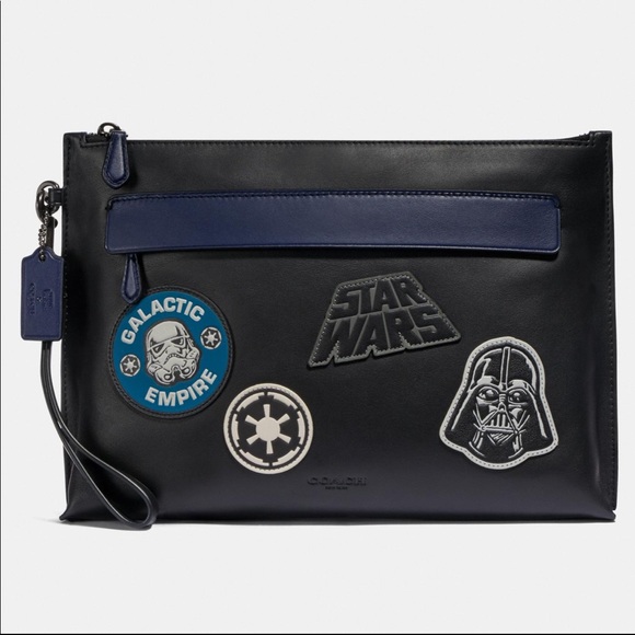 Star Wars X Coach Carryall Pouch With Patches - Picture 7 of 7